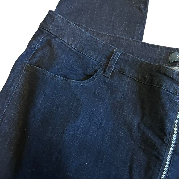 ModCloth NWT Jeans Women SZ 26 Blue Zipper Fly High Rise Dark Wash Skinny Denim - Picture 3 of 7